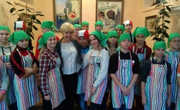 Замечательные шеф-повара ресторана «У Андре» в г.Энгельсе провели кулинарный мастер-класс для воспитанников школы-интерната № 5 г.Саратова