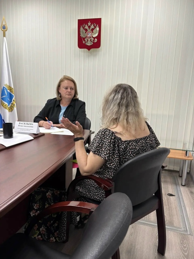 Итоги личного приёма Уполномоченного по правам ребёнка Юлии Васильевой